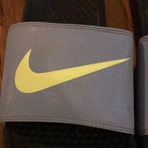 Nike Shoes - Nike Sandal Slides Blue/Yellow Size 9W Nike Shoes - Nike Sandal Slides Blue/Yellow Size 9W